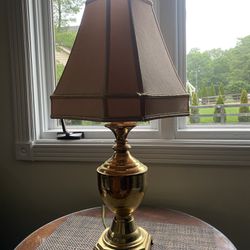 Large Gold Table Lamp