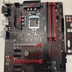 MSI Z370 Gaming Motherboard-for Parts
