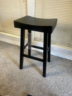 Brand New Ashley Furniture Black Stool – Rare Low Price!