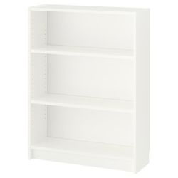 White 3-shelf bookcase