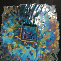 12inch Akcam Art Glass Bowl Imported From Turkey $20