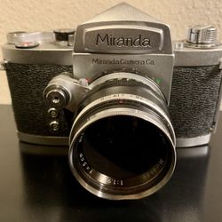 Vintage Miranda Camera Soligor 1:1.9 f=5cm Lens with Case