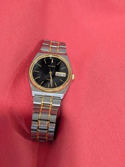 Pulsar Mens Two Tone Quartz Watch