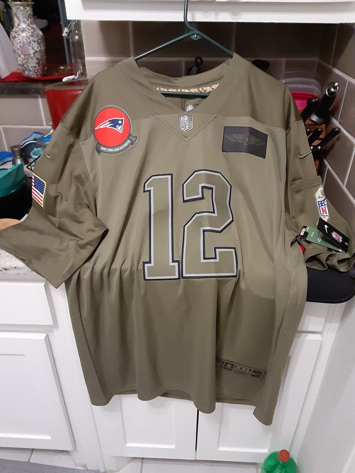 New England Patriots Tom Brady "Salute to Service" Limited Edition On Field Jersey