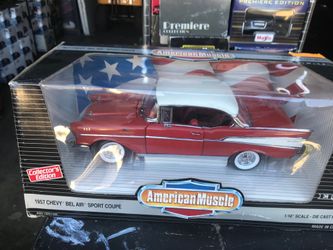 Diecast 57’ Chevy Bel Air V8 1/18 1:18 Fuel Injected… More cars on my page!,,