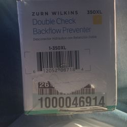 Double Check Backflow Preventer 