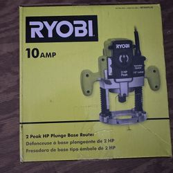 10 Amp 2 HP Plunge Base Corded Router