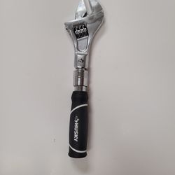 Husky 12 in. to 16 in. Extendable Adjustable Wrench