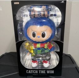 Authentic Labubu The Monsters FIFA Catch the Win Vinyl Plush Doll POP MART  NEW
