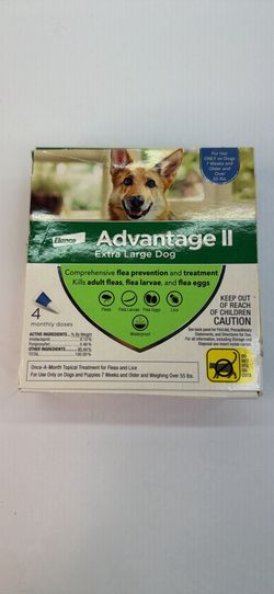 Advantage II EXTRA LARGE DOG OVER 55lbs flea treatment