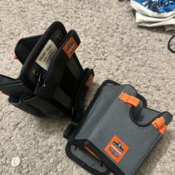 Ergodyne Squids 5543 Barcode Scanner Holder Equipment Mount for Gun Grip Mobile Computers, Handheld Bar Code Scanners, Fastener Straps to Attach to Fo