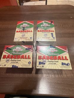 Topps Chrome platinum baseball 2025 cards new sealed