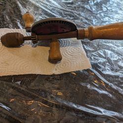 Vintage Antique Collectible Hand Crank Drill 