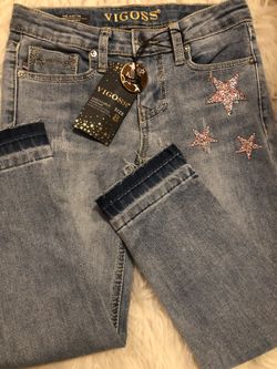 Girls Vigoss Jeans new with tags size 8