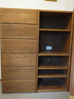 Cabinet/Entertainment Center 4 By 6 All Wood