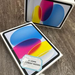 Apple IPad 10th Gen Tablet New - 90 Days Warranty - Payment Plan Available ONLY $1 DOWN