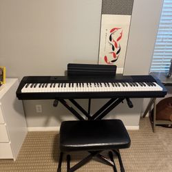 Casio CDP-120 88-Key Weighted Digital Piano/ Keyboard - Like New - 120BK