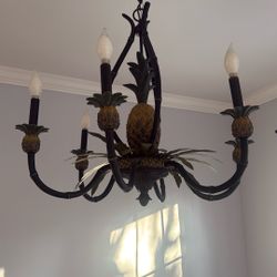 Pineapple Chandelier Six Light