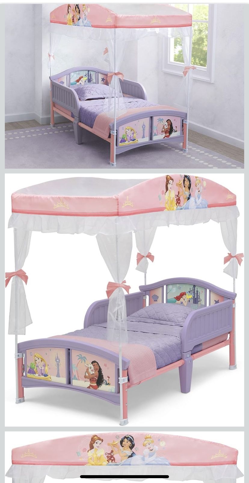 Disney Princess Toddler Canopy Bed