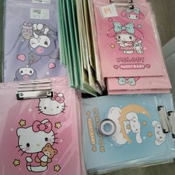 Clip Board Melody Cinamoroll.Hello Kitty . Kuromy 