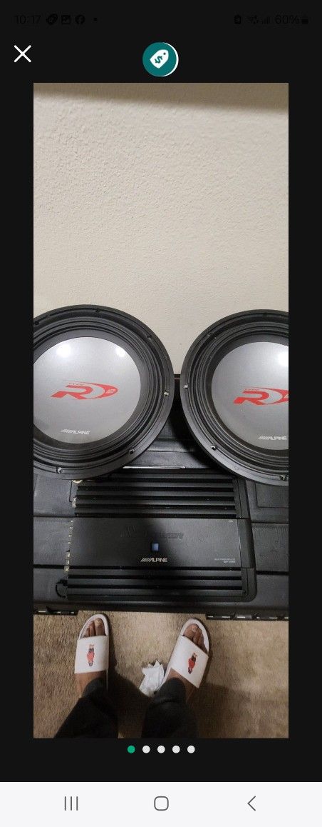 ALPINE TYPE R 12INCH SUBWOOFERS $300 OBO