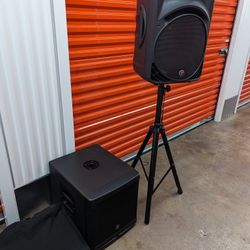 Mackie Powered DJ Speaker 2pc Set 