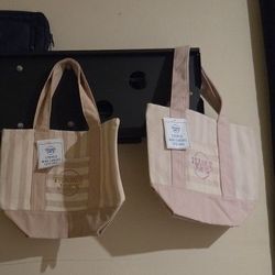 Trader Joe's Striped Canvas Bag