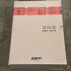 ESPN Films 30 for 30 Volume 2 Films 16-30 Collection DVD