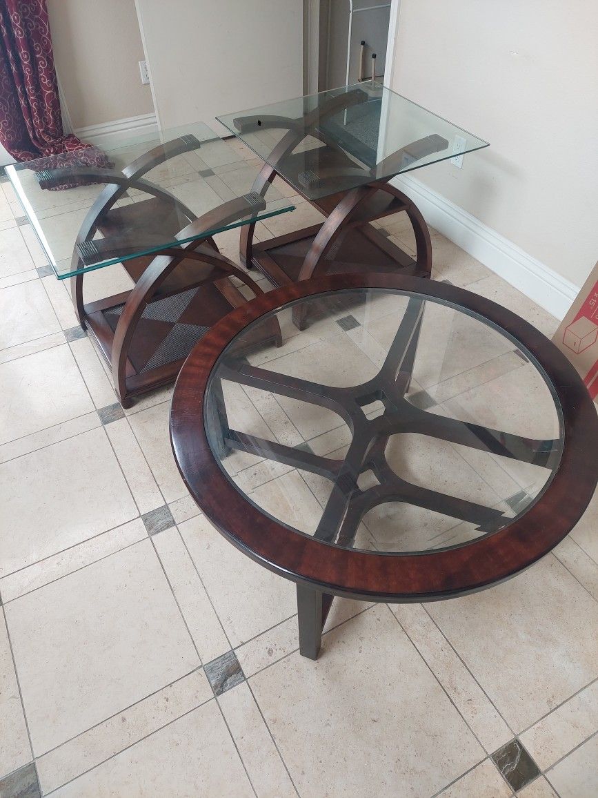 Coffee Table And Two End Tables
