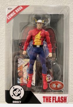 DC Direct McFarlane The Flash (Jay Garrick) Platinum Chase Action Figure & Comic