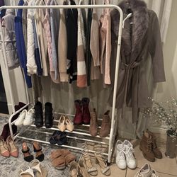 Woman’s clothes and shoes