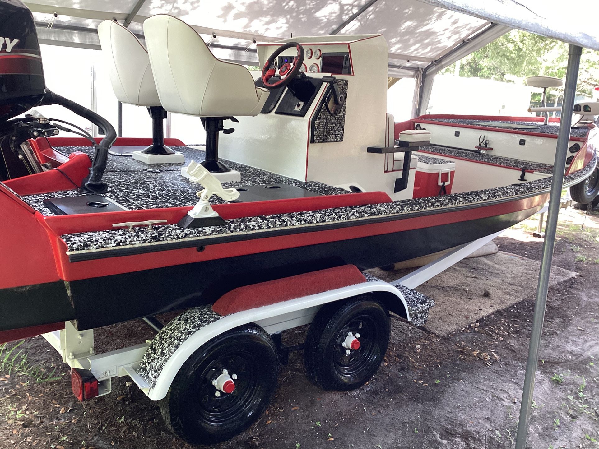 23ft Flats Boat Custom Built
