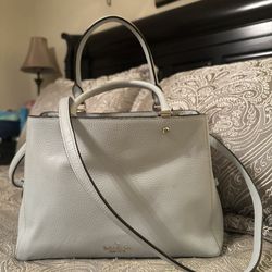 KATE SPADE MEDIUM SIZE PURSE BABY BLUE COLOR IN GREAT CONDITION  