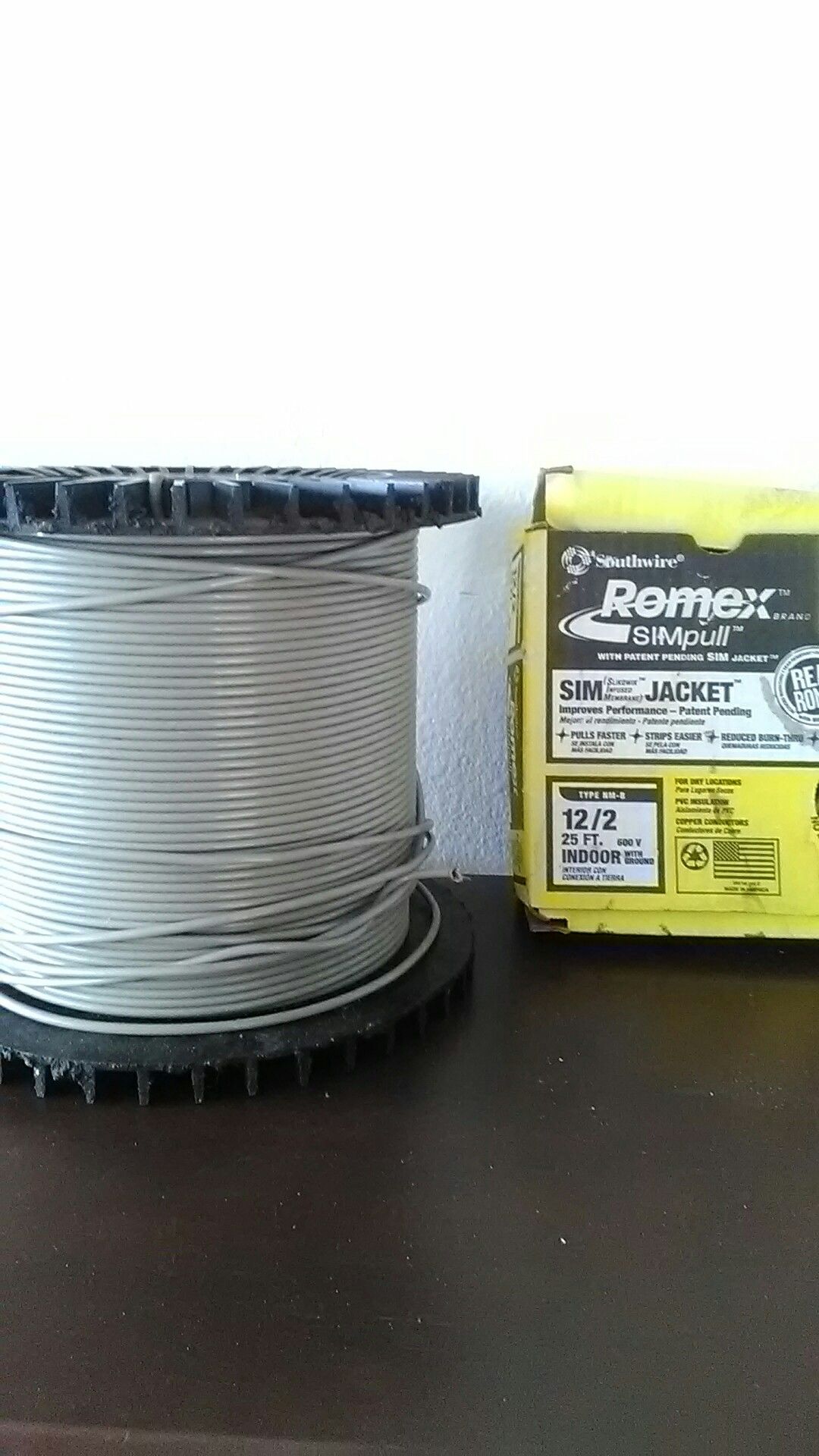 25ft 12/2 Indoor Electrical Wiring with Ground and 410 ft Speaker Wire