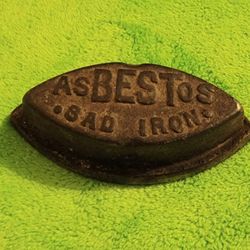 Vintage Asbestos Sad Iron 