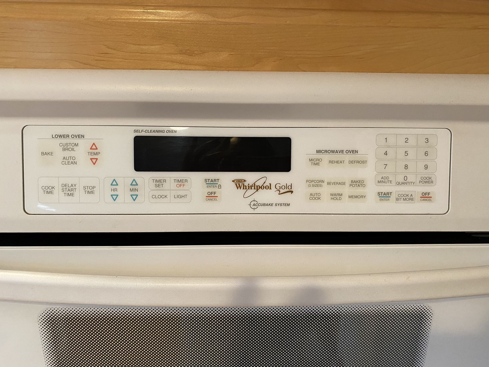 Whirlpool Gold Accubake System ( Oven/Microwave Combo) for Sale in