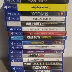 PS4 (17) Game lot Action RPG Mix