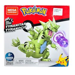 New! Mega Construx Pokemon Tyranitar GMD32, Building Toys for Kids (396 Pieces)