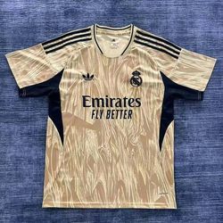 2025/2026 Real Madrid Special Edition Golden Football Shirt1:1