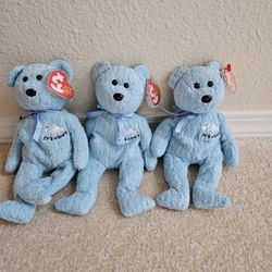 Beanie Babies Collection  BABY BOY Beanie Bear Collectable Bears Retired Bear  Baby Shower Gift 
