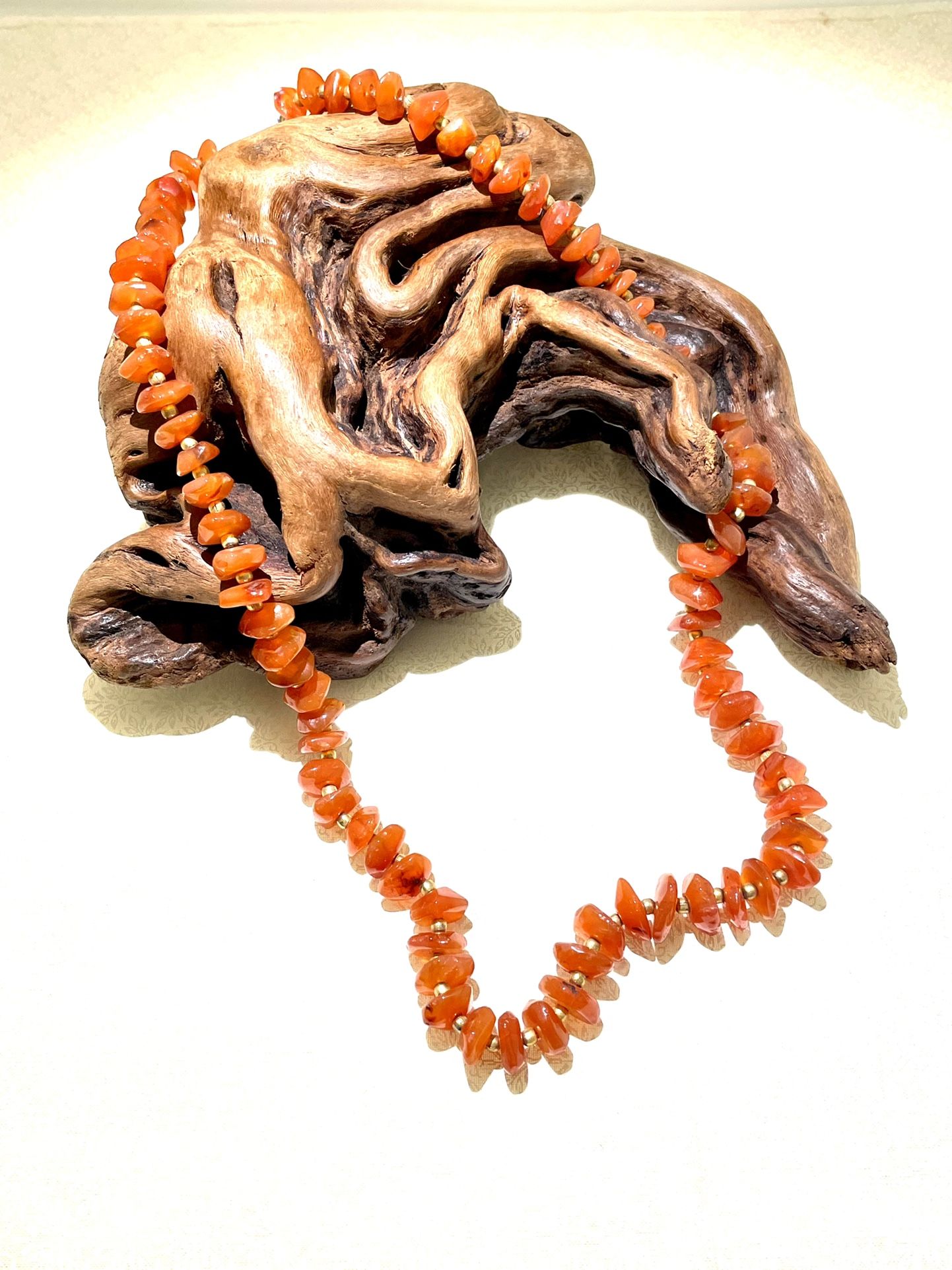 Genuine Carnelian Necklace 