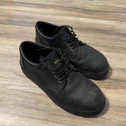 Men’s Dr. Marten’s Low Cut Steel Toe Boots Black Size 12