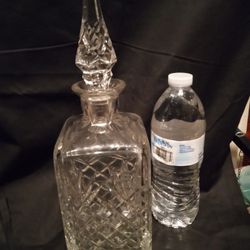 Crystal Decanter With Topper 