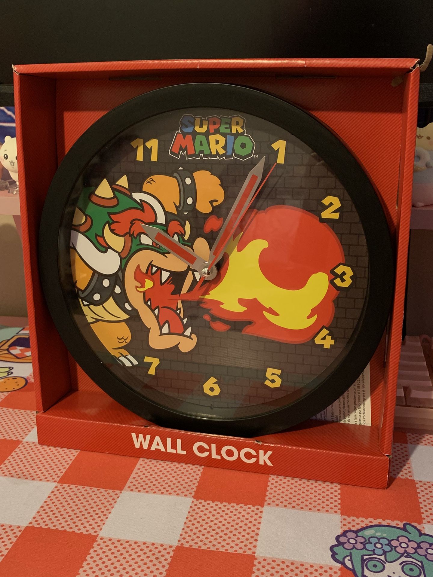 Super Mario Bowser Wall Clock Nintendo