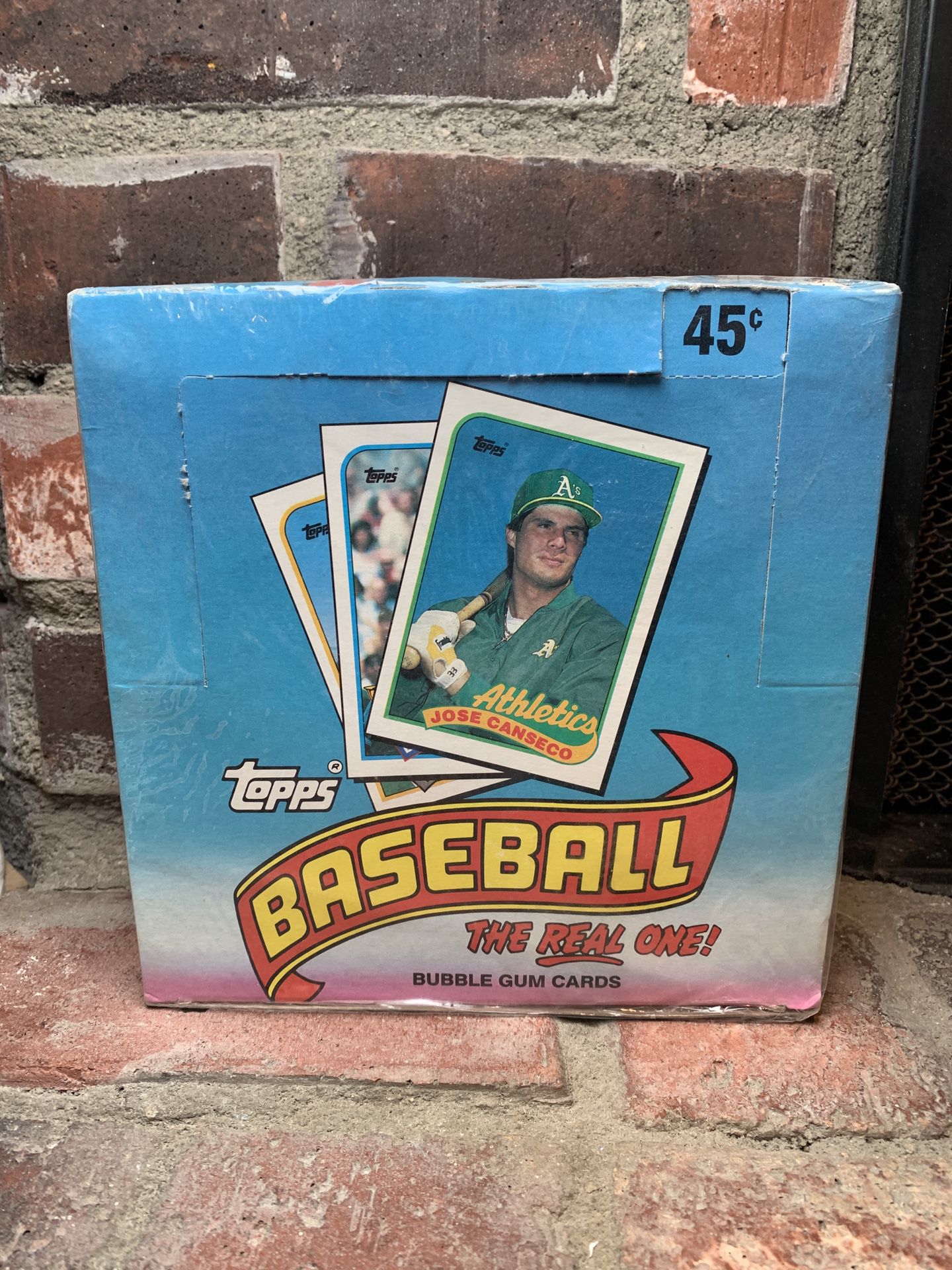 Vintage Baseball Cards Sealed Pack 