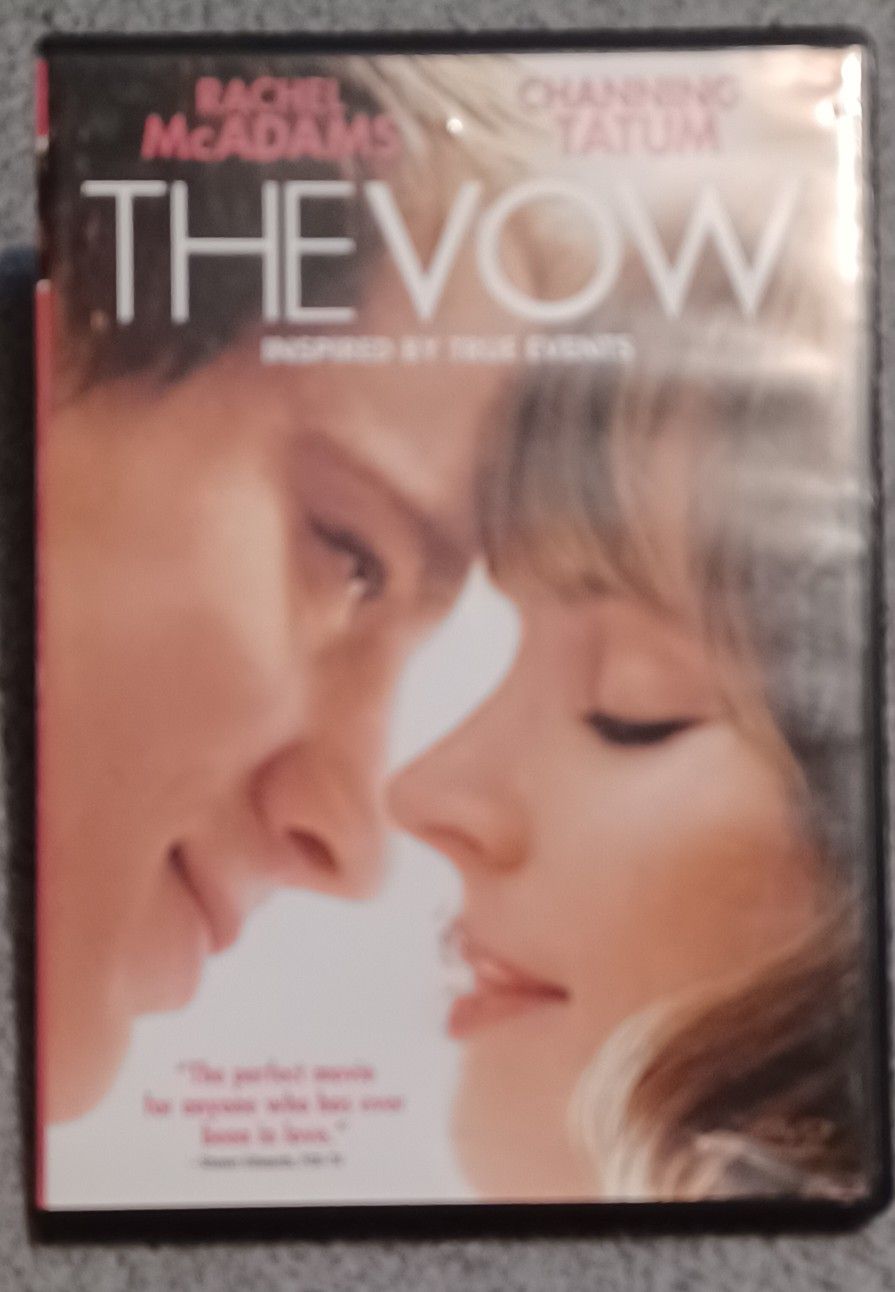 The Vow Channing Tatum Rachel McAdams True Event Lovey Story DVD Movie Show