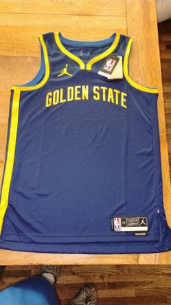 Unisex Jordan Brand Blue Golden State Warriors 2022/23 Swingman Custom Jersey in the Statement Edition