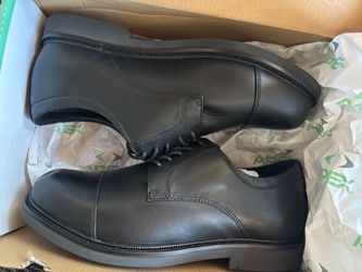 black ox cop toe leather apex shoe