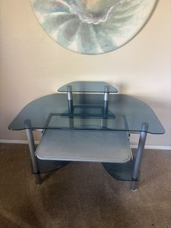 Glass Desk