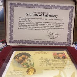 14k Gold Commemorative Elvis Coin